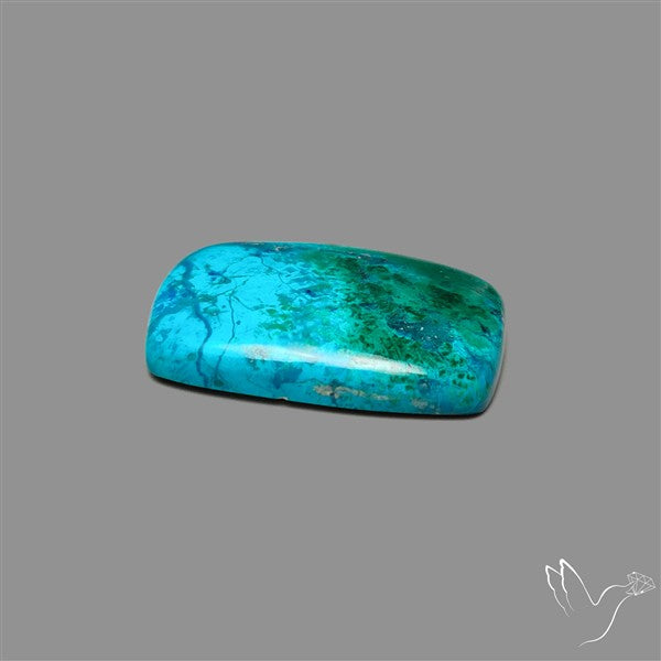 Shattuckite Cabochon with Chrysocolla