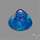 Shattuckite Cabochon with Azurite