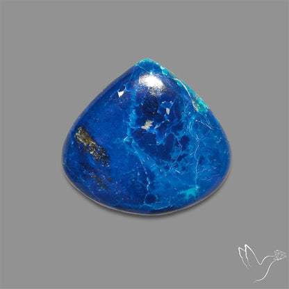 Shattuckite Cabochon with Azurite