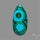 Chrysocolla In Malachite Cabochon