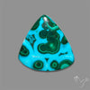 Chrysocolla In Malachite Cabochon