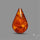 Baltic Amber Briolette Pear Shaped Cabochon
