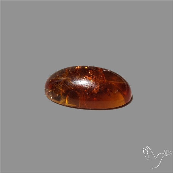 Rare Brandy Citrine with natural inclusions Cabochon