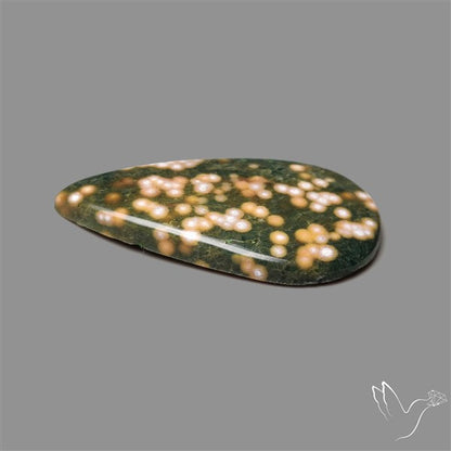 Orbicular Ocean Jasper Cabochon