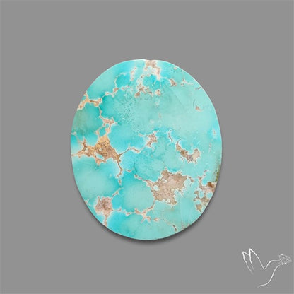 Rare Nishapuri Feroza Turquoise Cabochon Authentic