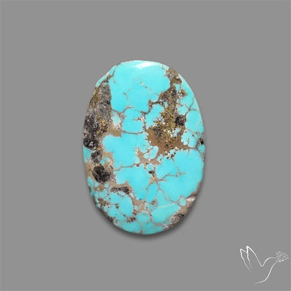 Rare Nishapuri Feroza Turquoise Cabochon Authentic