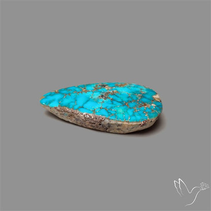 Rare Nishapuri Feroza Turquoise Cabochon Authentic