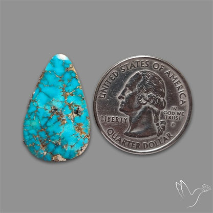 Rare Nishapuri Feroza Turquoise Cabochon Authentic