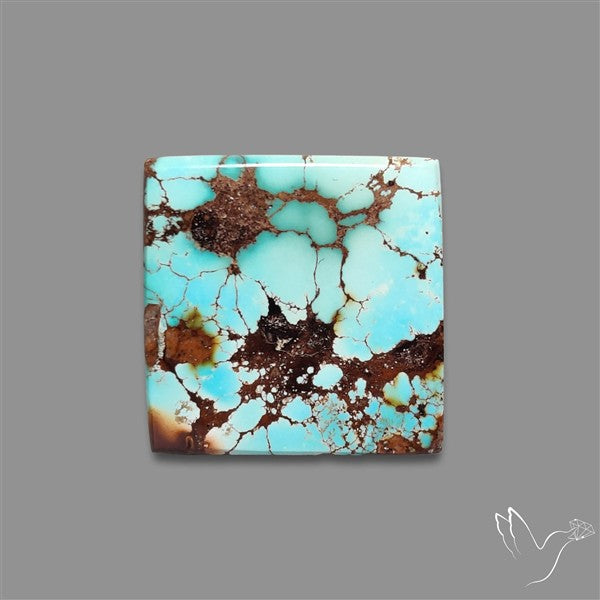 Rare Nishapuri Feroza Turquoise Cabochon Authentic