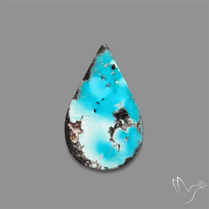 Rare Nishapuri Feroza Turquoise Cabochon Authentic