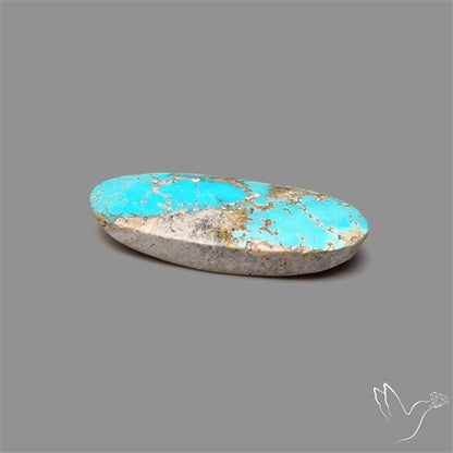Rare Nishapuri Feroza Turquoise Cabochon Authentic