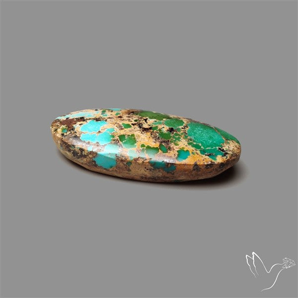 Rare Nishapuri Feroza Turquoise Cabochon Authentic