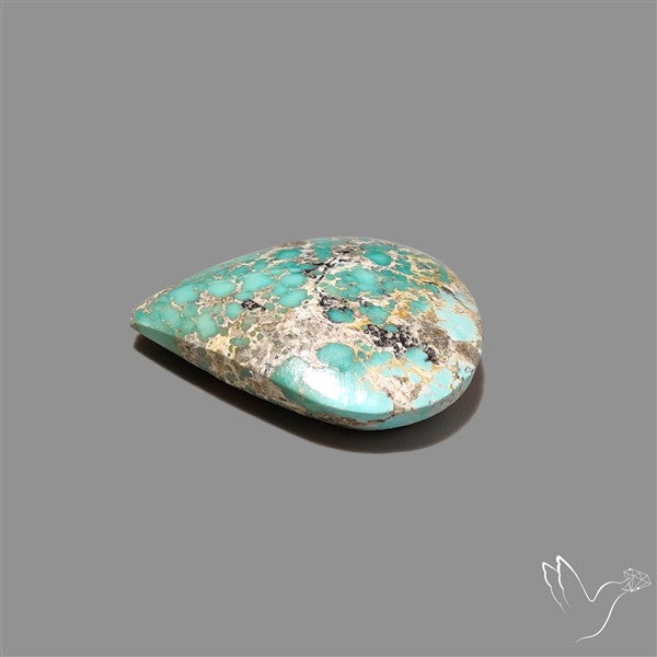 Rare Nishapuri Feroza Turquoise Cabochon Authentic