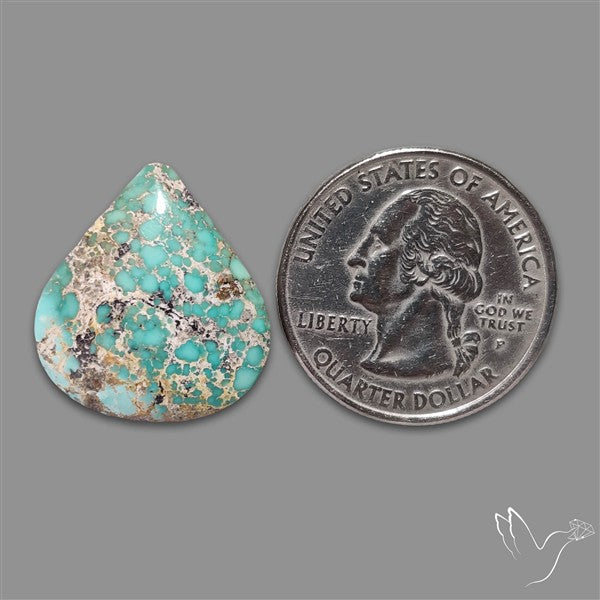 Rare Nishapuri Feroza Turquoise Cabochon Authentic