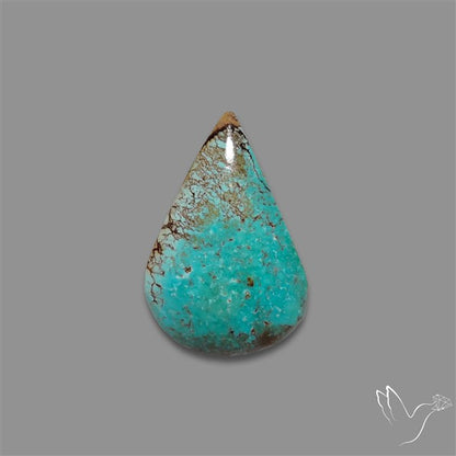 Rare Nishapuri Feroza Turquoise Cabochon Authentic