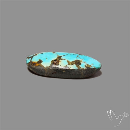 Rare Nishapuri Feroza Turquoise Cabochon Authentic