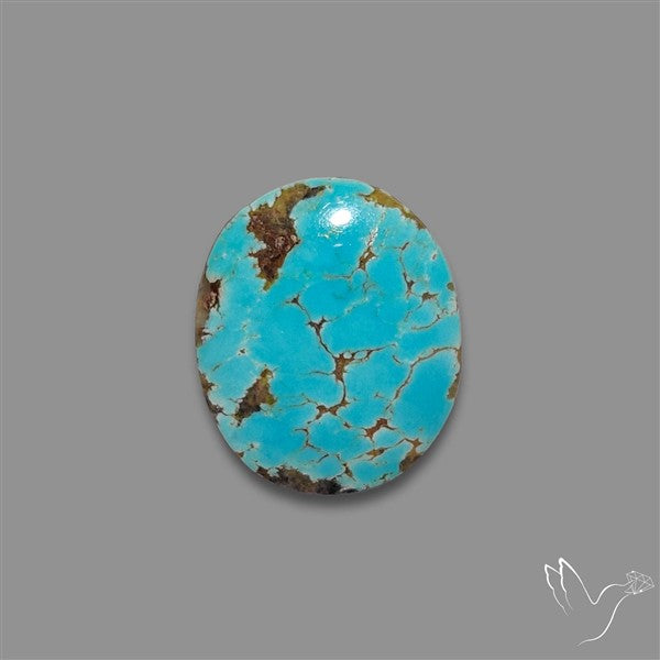 Rare Nishapuri Feroza Turquoise Cabochon Authentic