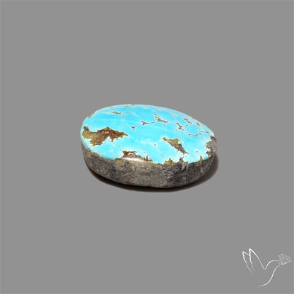 Rare Nishapuri Feroza Turquoise Cabochon Authentic
