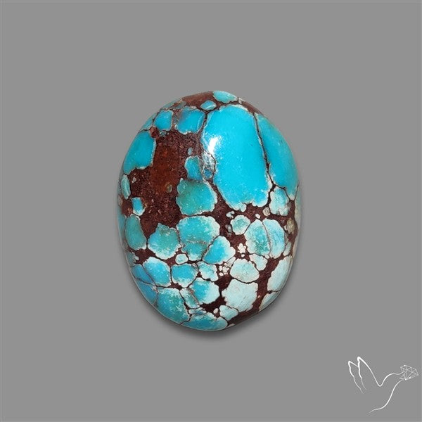 Rare Egyptian Turquoise Cabochon from Sinai Peninsula