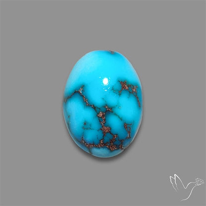 Rare Egyptian Turquoise Cabochon from Sinai Peninsula
