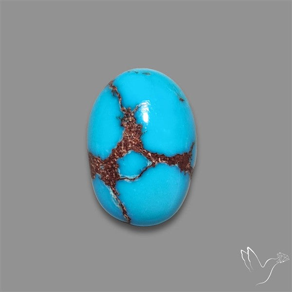 Rare Egyptian Turquoise Cabochon from Sinai Peninsula
