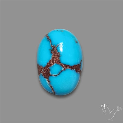 Rare Egyptian Turquoise Cabochon from Sinai Peninsula