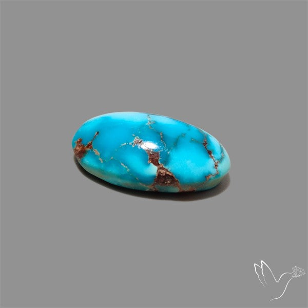 Rare Egyptian Turquoise Cabochon from Sinai Peninsula