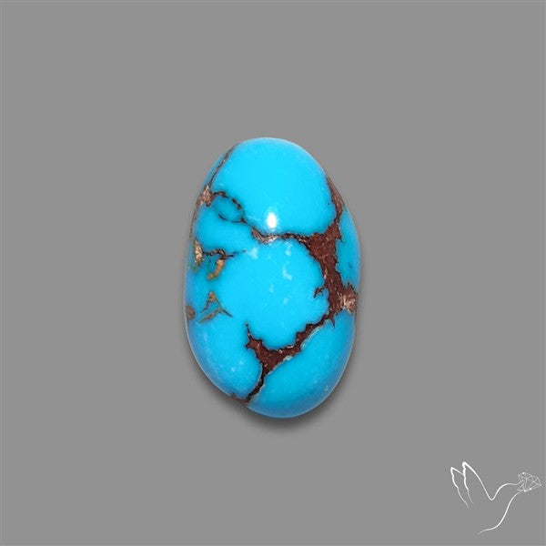 Rare Egyptian Turquoise Cabochon from Sinai Peninsula