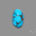 Rare Egyptian Turquoise Cabochon from Sinai Peninsula