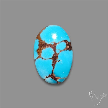 Rare Egyptian Turquoise Cabochon from Sinai Peninsula