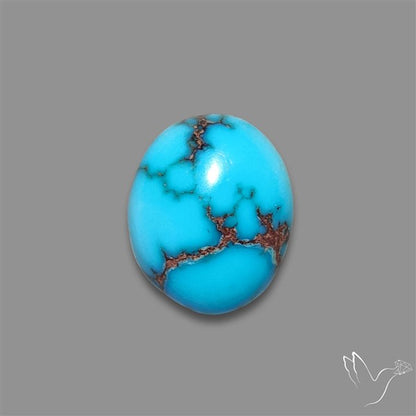 Rare Egyptian Turquoise Cabochon from Sinai Peninsula