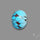Rare Egyptian Turquoise Cabochon from Sinai Peninsula