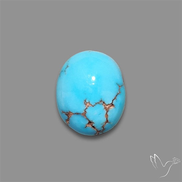 Rare Egyptian Turquoise Cabochon from Sinai Peninsula