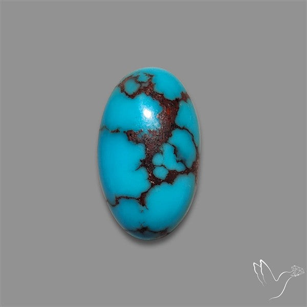Rare Egyptian Turquoise Cabochon from Sinai Peninsula