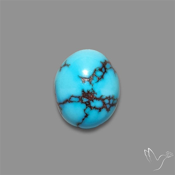 Rare Egyptian Turquoise Cabochon from Sinai Peninsula