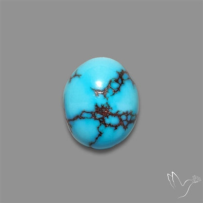 Rare Egyptian Turquoise Cabochon from Sinai Peninsula