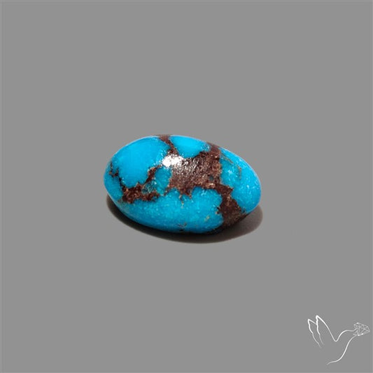 Rare Egyptian Turquoise Cabochon from Sinai Peninsula