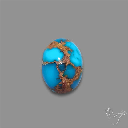 Rare Egyptian Turquoise Cabochon from Sinai Peninsula