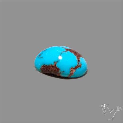Rare Egyptian Turquoise Cabochon from Sinai Peninsula