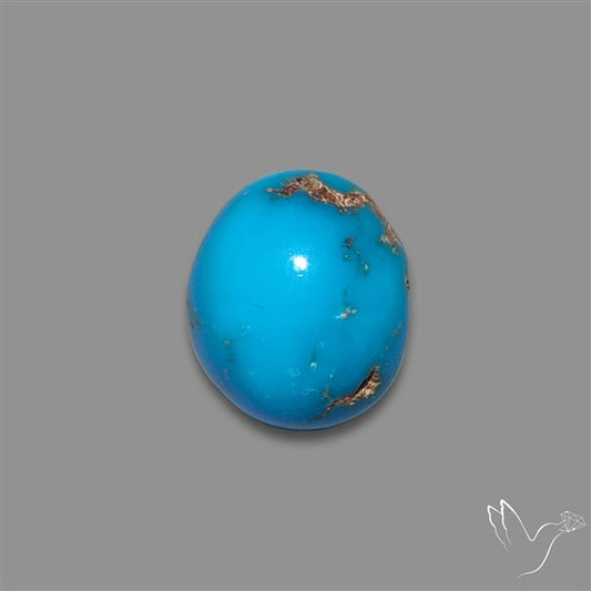 Rare Egyptian Turquoise Cabochon from Sinai Peninsula