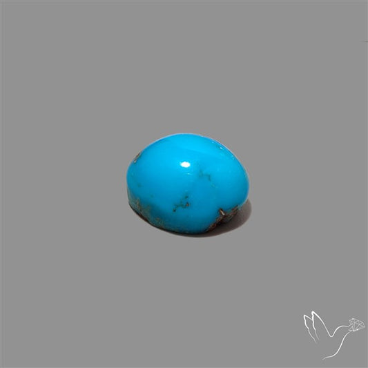 Rare Egyptian Turquoise Cabochon from Sinai Peninsula