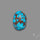 Rare Egyptian Turquoise Cabochon from Sinai Peninsula