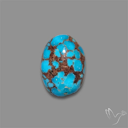 Rare Egyptian Turquoise Cabochon from Sinai Peninsula