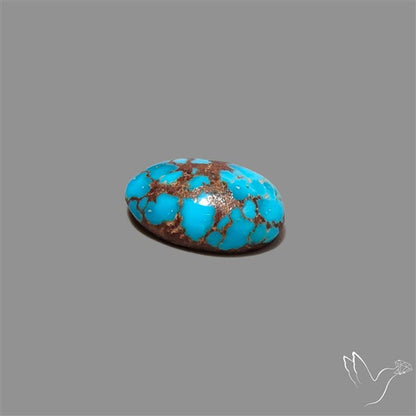 Rare Egyptian Turquoise Cabochon from Sinai Peninsula