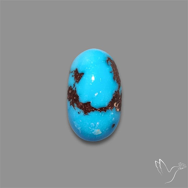Rare Egyptian Turquoise Cabochon from Sinai Peninsula