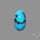Rare Egyptian Turquoise Cabochon from Sinai Peninsula