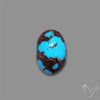 Rare Egyptian Turquoise Cabochon from Sinai Peninsula
