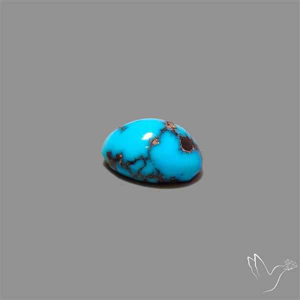 Rare Egyptian Turquoise Cabochon from Sinai Peninsula