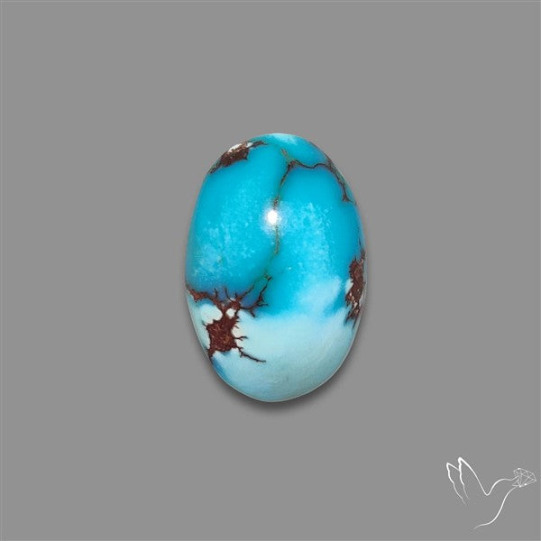 Rare Egyptian Turquoise Cabochon from Sinai Peninsula