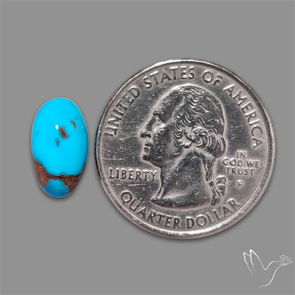Rare Egyptian Turquoise Cabochon from Sinai Peninsula
